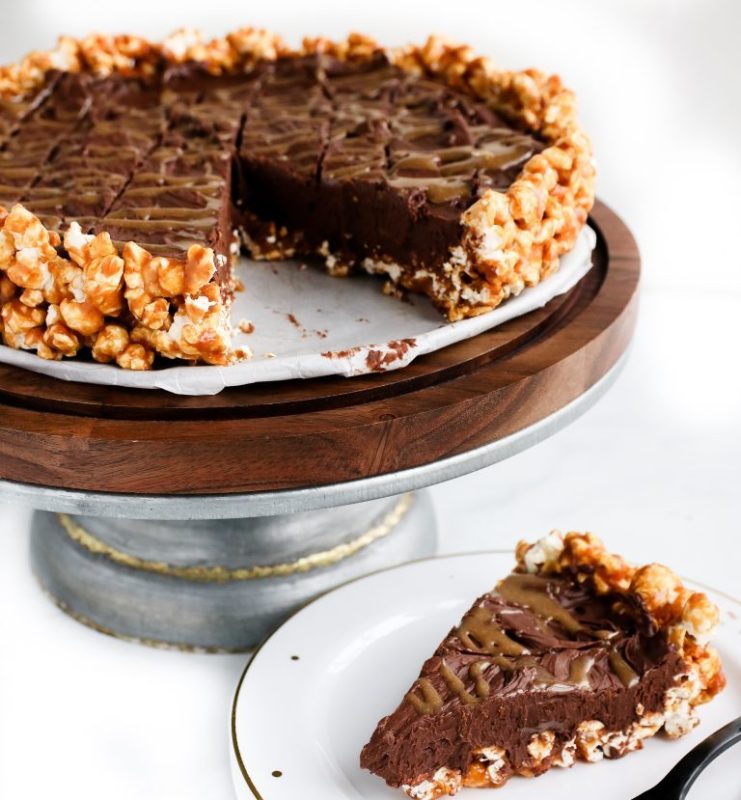 BROWNIE TART ΚΑΡΑΜΕΛΩΜΕΝΑ POP CORN