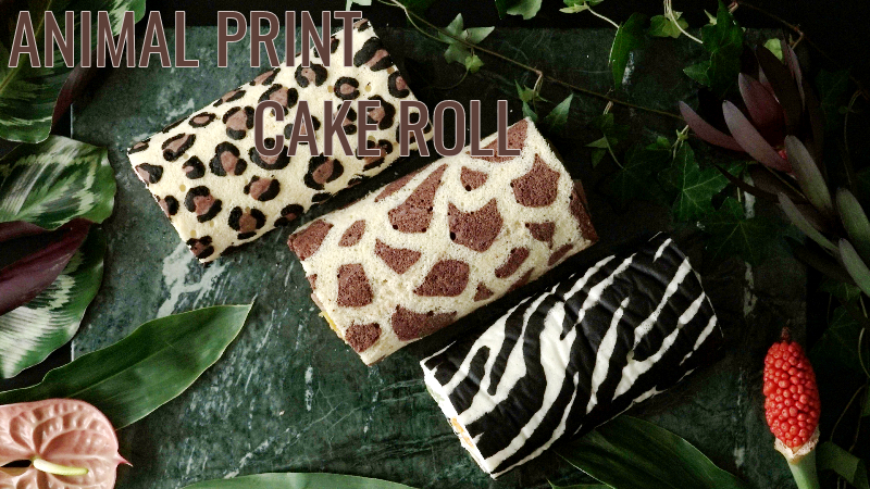 ANIMAL PRINT CAKE ROLL